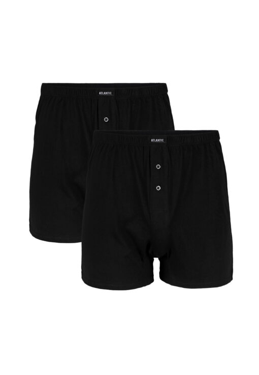 Bokserki Atlantic, 2-pak 2BMB-003-czarne - obrazek 4