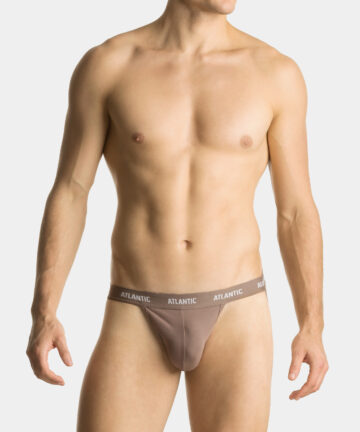 Jockstrap Atlantic MP-1571-beżowy ciemny