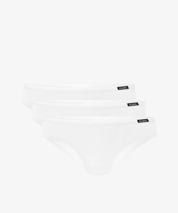 Figi damskie Atlantic Mini Back, 3-pak 3BLP-586-białe