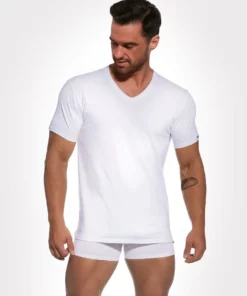 T-shirt męski Cornette 201 NEW biały