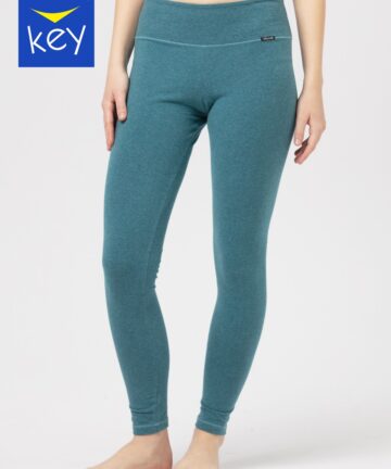 Legginsy damskie KEY LXL-729/3 Hot Touch turkusowe