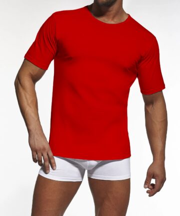 T-shirt męski Cornette 202 New czerwony