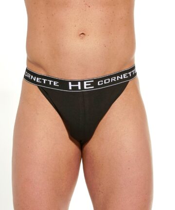 Slipy Cornette Tanga 501 High Emotion czarne