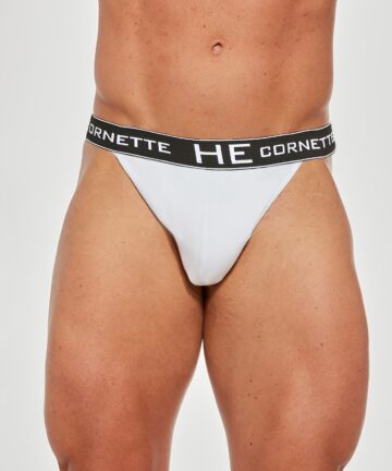 Slipy Cornette Tanga 501 High Emotion białe