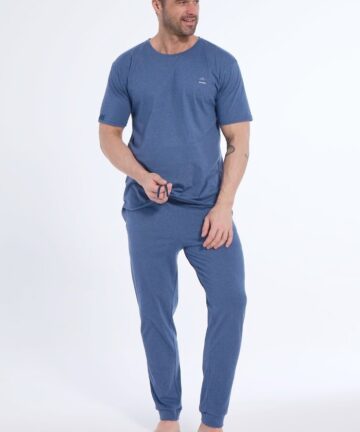 Piżama męska Cornette 462/287 Lofoten, jeans
