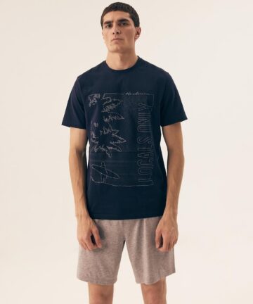 Piżama męska Henderson 42598 Surf navy