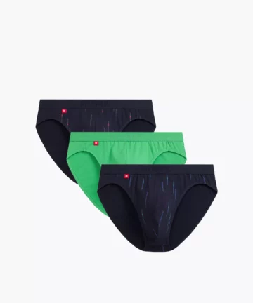 Slipy Atlantic sport 3MP-193-GRA/ZIE/GRA, 3-pak, granat/zielony/granat