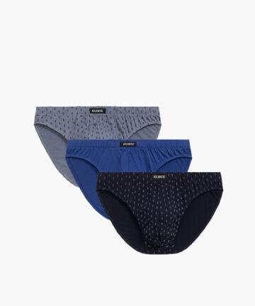 Slipy Atlantic Sport 3MP-177-GRA/NIEC/SZA, 3-pak, granat/niebieski/szary