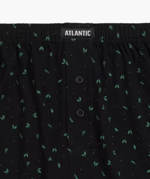 2-PACK Bokserki męskie luźne Atlantic 2MBX-058-CZA/CZA - obrazek 4