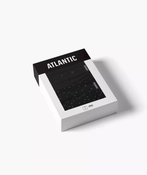 2-PACK Bokserki męskie luźne Atlantic 2MBX-058-CZA/CZA - obrazek 6