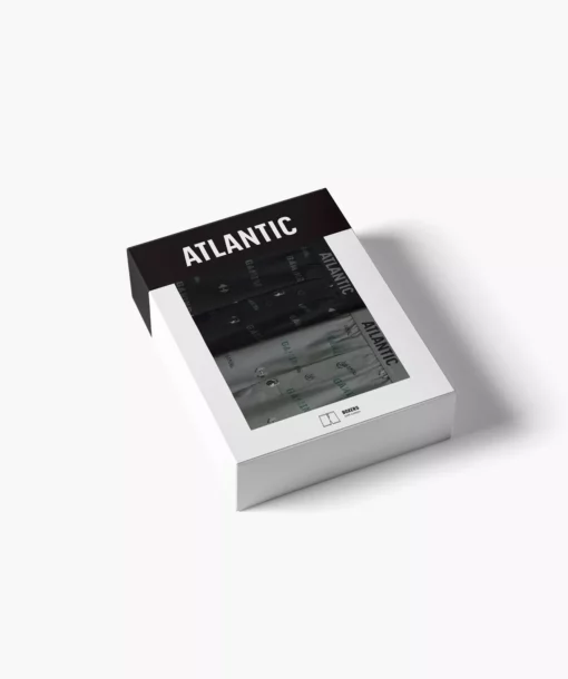 2-PACK Bokserki męskie luźne Atlantic 2MBX-084-CZA/KHAJ - obrazek 4
