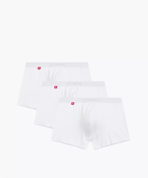 3-PACK Bokserki męskie Atlantic 3MH-011-BIAŁY