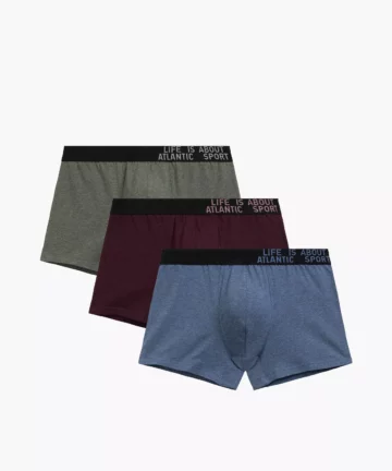 3-PACK Bokserki męskie Atlantic 3MH-226-ZIM/WIM/NIM