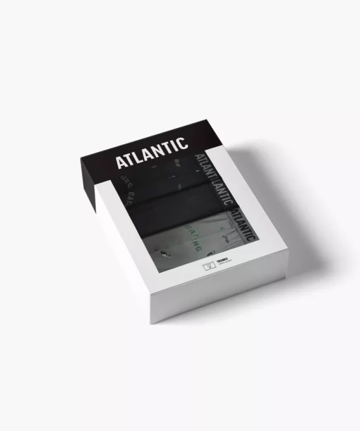 3-PACK Bokserki męskie Atlantic 3MH-223-CZA/CZA/KHAJ - obrazek 4