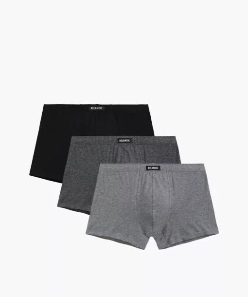 3-PACK Bokserki męskie Atlantic 3BMH-007-SZM/SZMC/CZA