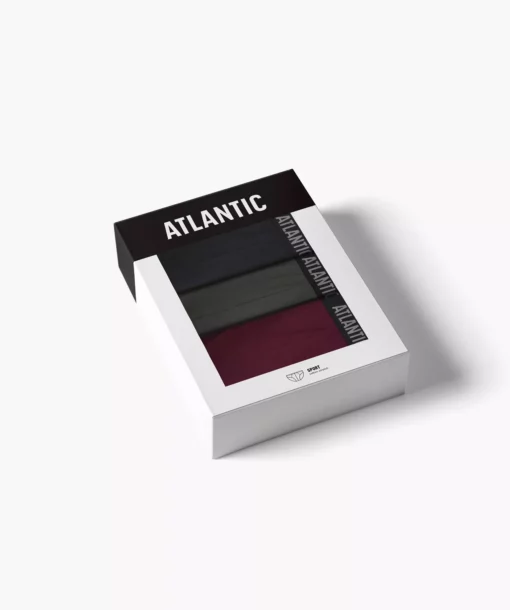 3-PACK Slipy męskie Atlantic sport 3MP-094-FIOC/CZA/KHAC - obrazek 4