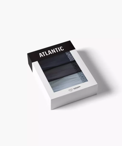 3-PACK Slipy męskie Atlantic sport 3MP-199-GRA/NIE/GRF - obrazek 4