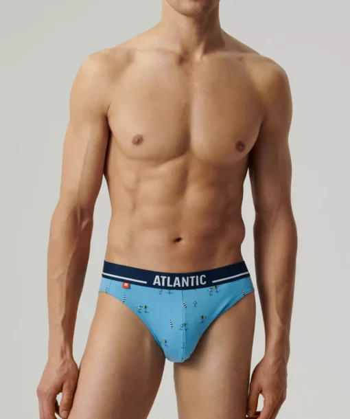 3-PACK Slipy męskie Atlantic sport 3MP-196-NIEJ/NIE/NIEC - obrazek 2
