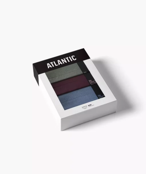 3-PACK Slipy męskie Atlantic sport 3MP-209-ZIM/WIM/NIM - obrazek 4