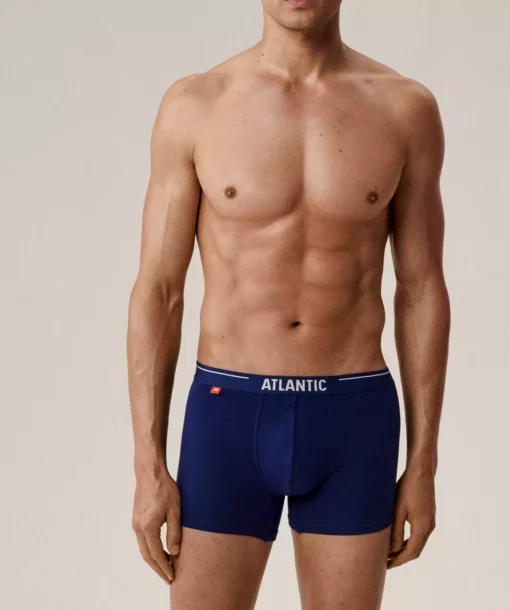 5-PACK Bokserki męskie Atlantic 5SMH-004-NIE/ZIE/CZA/SZM/NIEC - obrazek 2