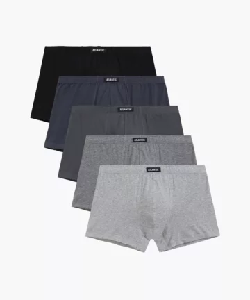 5-PACK Bokserki męskie Atlantic 5BMH-007-CZA/SZM/SZMC/SZMJ/GRF