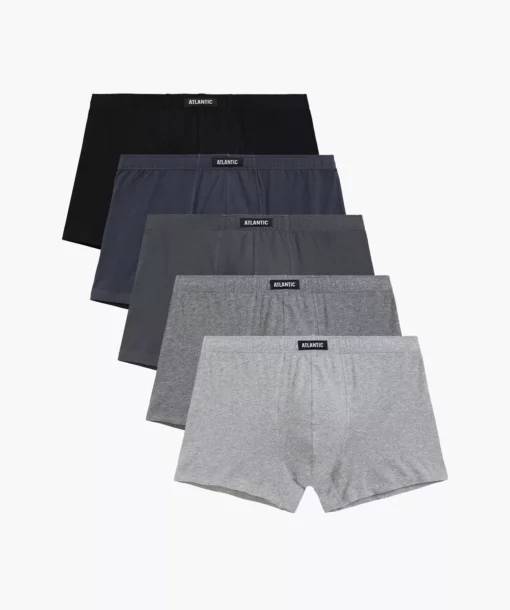 5-PACK Bokserki męskie Atlantic 5BMH-007-CZA/SZM/SZMC/SZMJ/GRF
