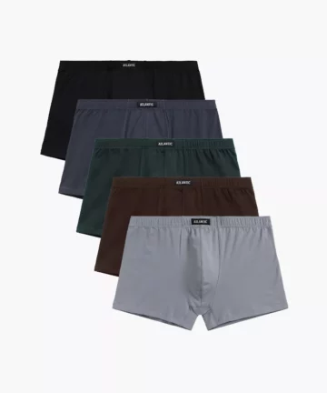 5-PACK Bokserki męskie Atlantic 5SMH-002-GRF/SZA/CZA/SZG/KAW