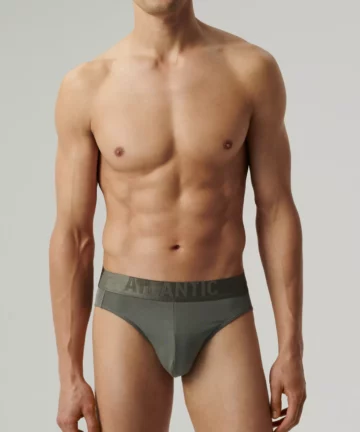 Slipy męskie Atlantic sport MP-1585-KHAKI