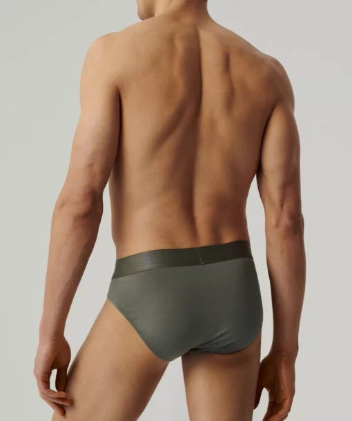 Slipy męskie Atlantic sport MP-1585-KHAKI - obrazek 2