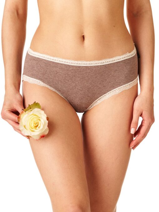 2-PACK Figi damskie KEY LPC-217 B23 mix kolorów bawełniane WYPRZEDAŻ - obrazek 2