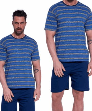 Piżama męska Cornette 338/49 jeans