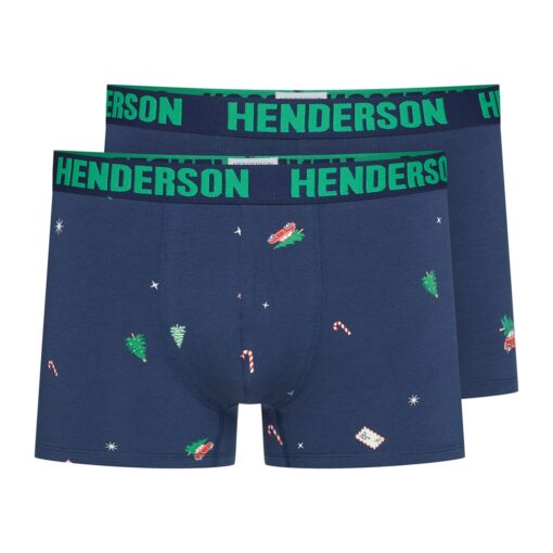 2-pak Bokserki Henderson 42251 Jury granatowe bawełna