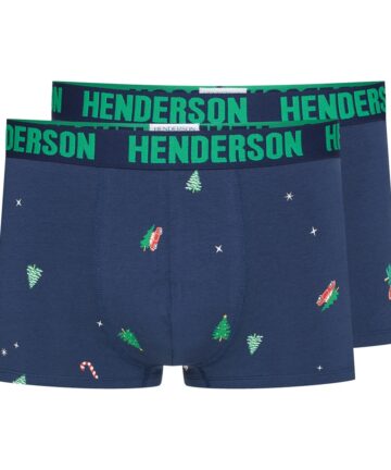 2-pak Bokserki Henderson 41926 Jury granatowe bawełna