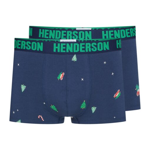 2-pak Bokserki Henderson 41926 Jury granatowe bawełna