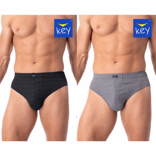 2-PACK Slipy męskie KEY bawełniane MPC-944 B24 mix kolorów