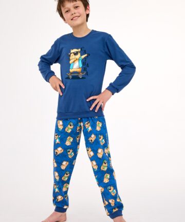 Alternative view of Piżama chłopięca Cornette 966/177 Capybara jeans długa bawełna WYPRZEDAŻ