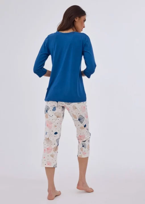 Piżama damska CORNETTE PD-841/391 GINA jeans - obrazek 3