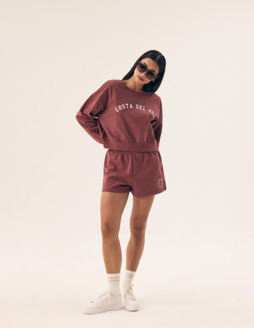 Piżama damska Henderson Laides 42772 Nimes maroon - obrazek 2