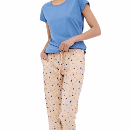 Piżama damska Cornette 847/402 Missy niebieska - obrazek 5