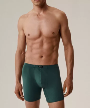 Alternative view of 2-PACK Bokserki męskie Atlantic długie 2MH-173-ZIEC/GRA bawełniane