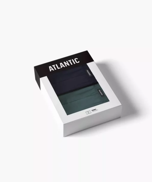 2-PACK Bokserki męskie Atlantic długie 2MH-173-ZIEC/GRA bawełniane - obrazek 4