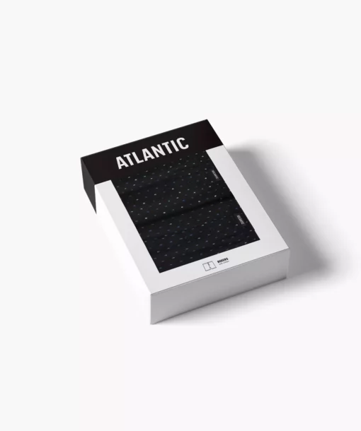 2-PACK Bokserki męskie Atlantic luźne 2MBX-081-CZARNY bawełniane - obrazek 4