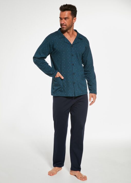 Piżama męska Cornette 114/64 jeans - obrazek 2