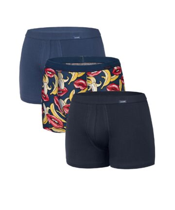 3-Pack Bokserki męskie bawełniane Cornette 946/01 A'3  mix kolor