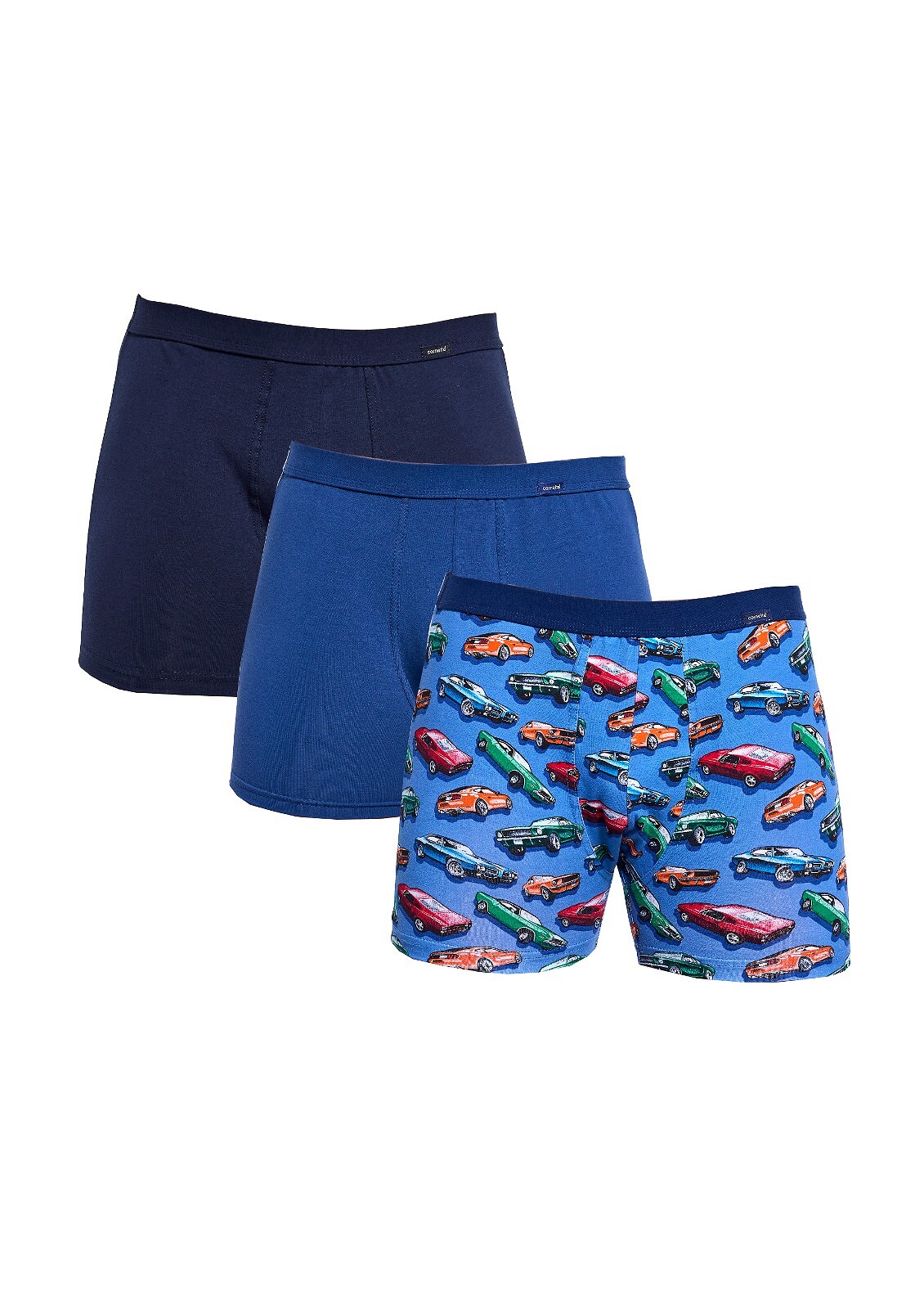 3-PACK Bokserki męskie bawełniane Cornette 946/02 multicolor