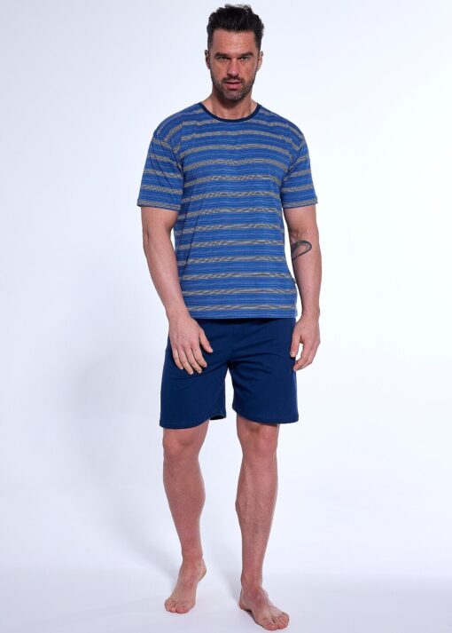 Piżama męska Cornette 338/49 jeans - obrazek 2