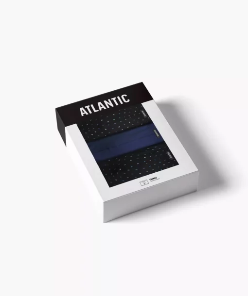 3-PACK Bokserki męskie Atlantic 3MH-220-CZA/NIEC/CZA bawełniane - obrazek 4