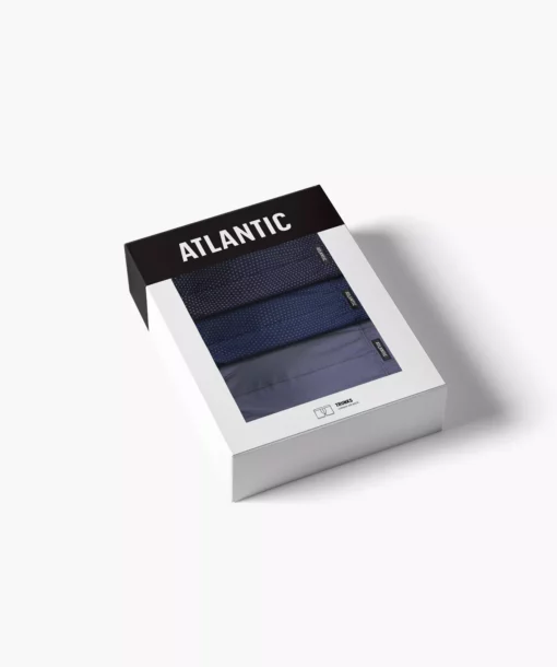 3-PACK Bokserki męskie Atlantic 3MH-218-COB/DEN/NIEC bawełniane - obrazek 4