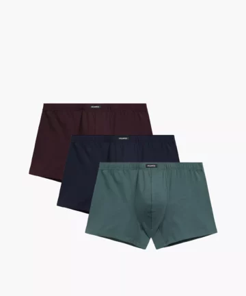 3-PACK Bokserki męskie Atlantic 3MH-048-WIN/ZIEC/GRA bawełniane