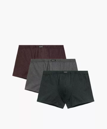 3-PACK Bokserki męskie Atlantic 3MH-218-SZG/SZMC/WIN bawełniane
